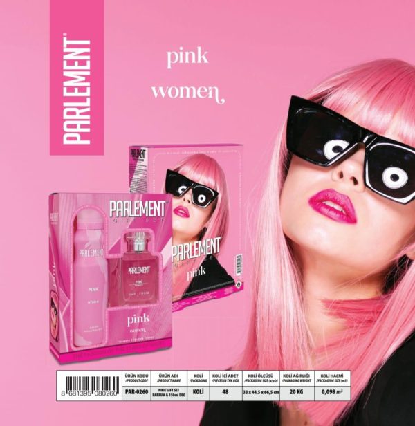 PİNK SET PARFUM FEMEI 150 ML CADOU DEO