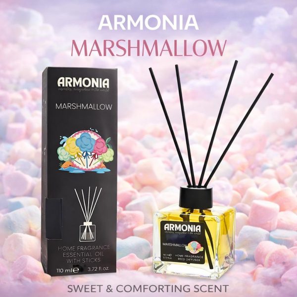 ARMONİA ODORIZANT CAMERĂ DE BAMBUS 110 ML MARSHMALLOW